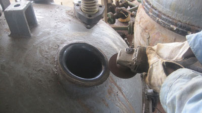 搪玻璃反應釜修補